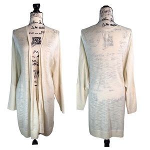 Daily Ritual - Oversized Open-Front Cardigan Sweater Size Sm